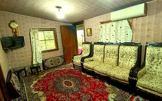 اجاره کلبه دوخوابه جنگلی چوبی زرین دشت