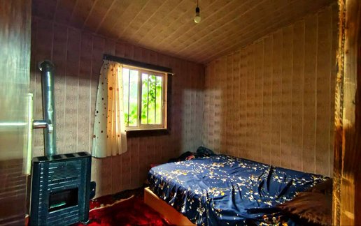 اجاره کلبه دوخوابه جنگلی چوبی زرین دشت