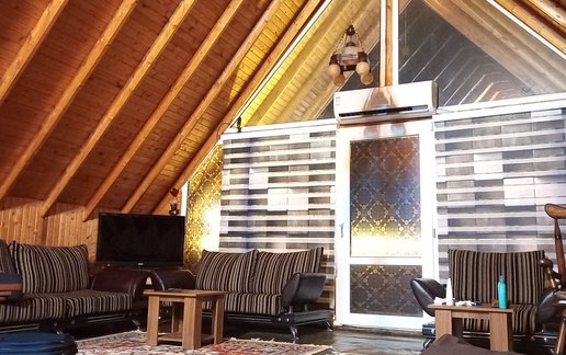 اجاره کلبه فلت چوبی تونل جنگلی