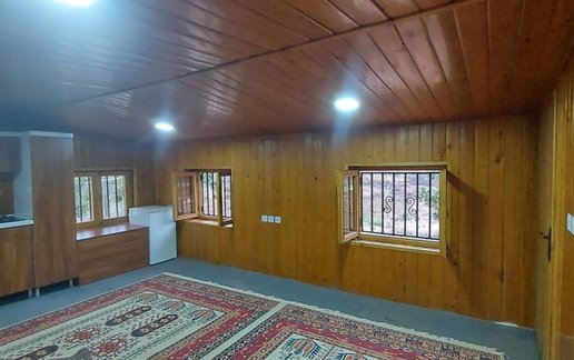 اجاره کلبه یک خوابه چوبی باغ میلا