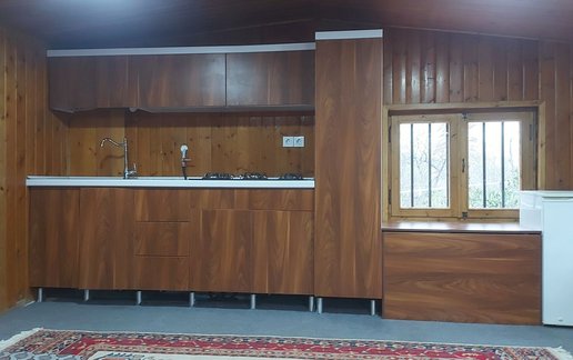 اجاره کلبه یک خوابه چوبی باغ میلا