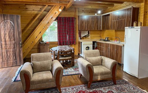 رزرو کلبه یک خوابه چوبی کلارا