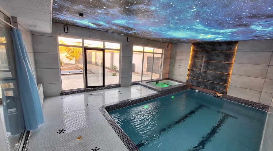 ویلا دوخوابه استخردار آبگرم توس 165