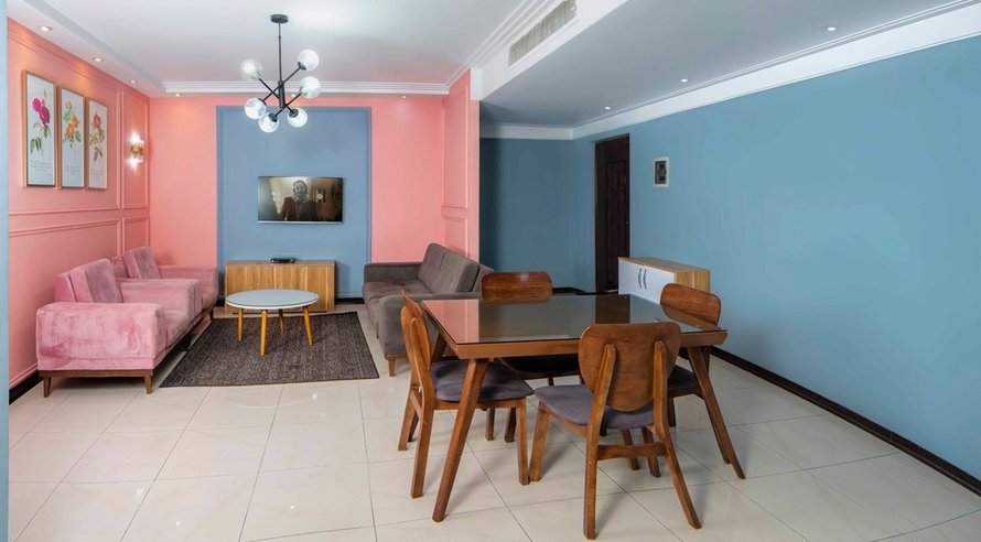 آپارتمان دوخوابه استاندارد چهارتخته جمهوری 1