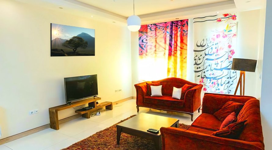 اجاره روزانه آپارتمان دوخوابه آسپادانا ۴۱ جنت آباد جنوبی تهران