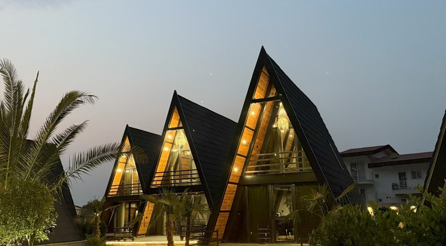 کلبه دوخوابه جنگلی دوبلکس شوپه 2