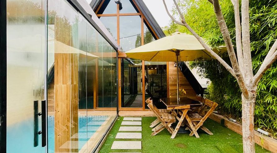 کلبه دوخوابه استخردار آبگرم دربند شمالی 2