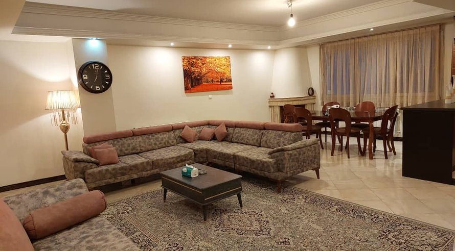 اجاره روزانه آپارتمان سه خوابه نگارستان سعادت آباد تهران