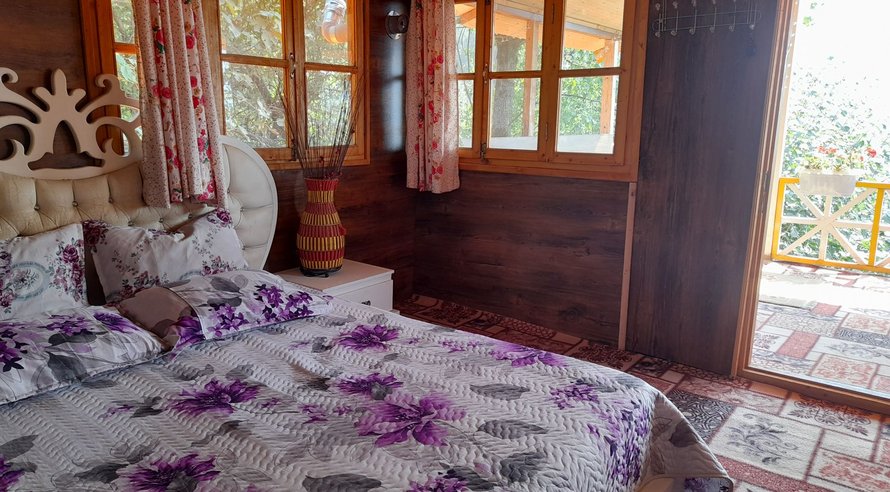 کلبه یک خوابه جنگلی آرامش لفور