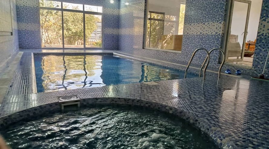 ویلا استخر جکوزی باغ ویلای گوزل