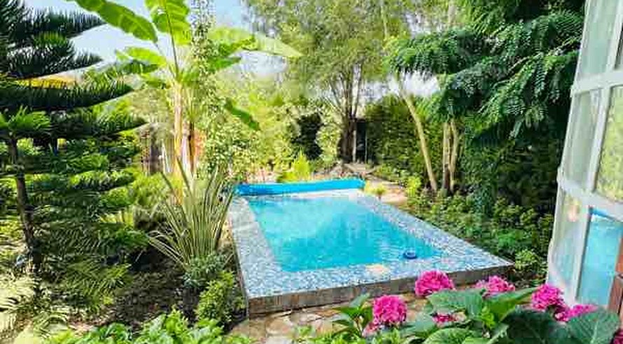 ویلا دوخوابه دوبلکس استخردار آبگرم سرو آرام