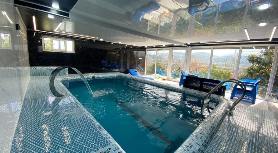 دوخوابه سوئیسی استخردار آبگرم شهریار