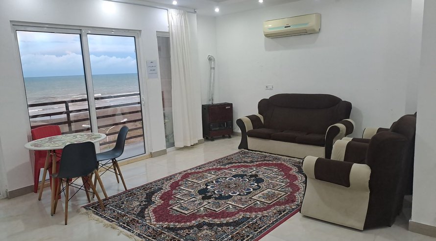 اجاره روزانه آپارتمان دوخوابه ساحلی دریائی ۱۱ محمودآباد