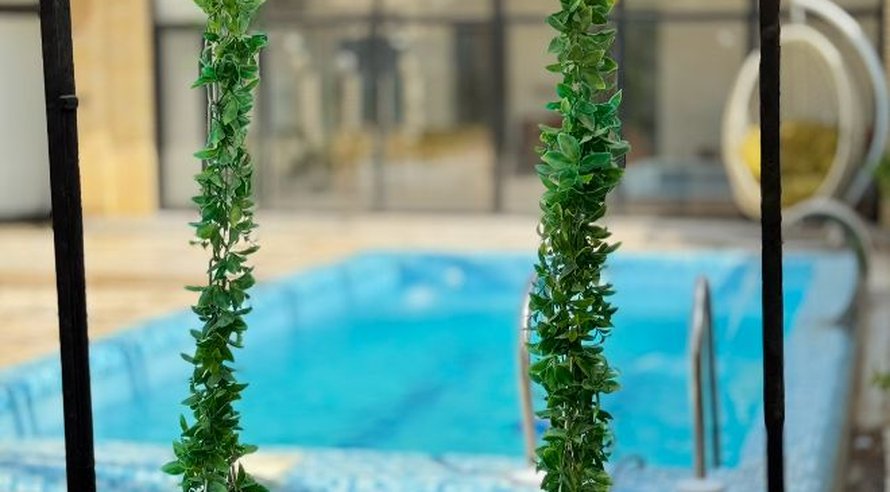 اجاره ویلا دوخوابه استخردار خانه مروارید 2 کاشان