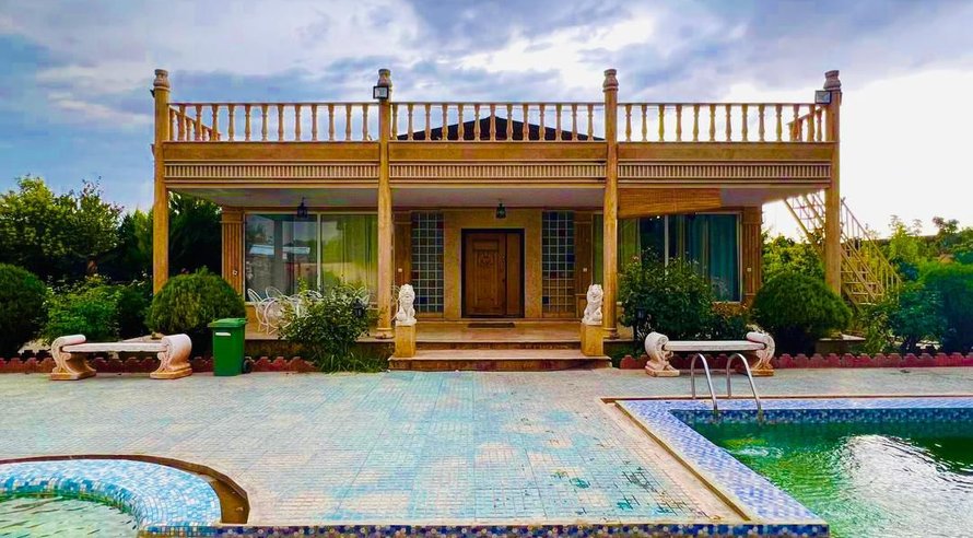 ویلا سه خوابه استخردار آبگرم ابریشم 1400