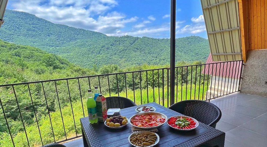 کلبه دوخوابه استخردار بهشت پنهان 1