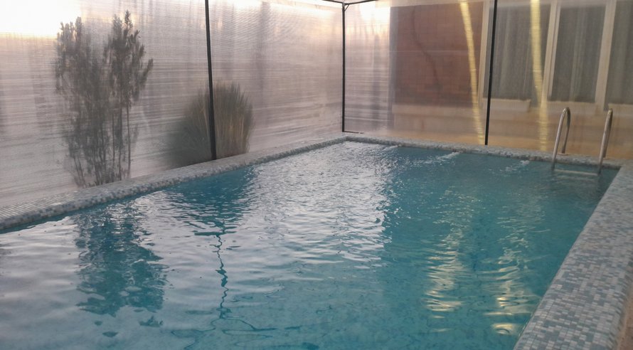 ویلا دوخوابه استخردار آبگرم قلعه گلها