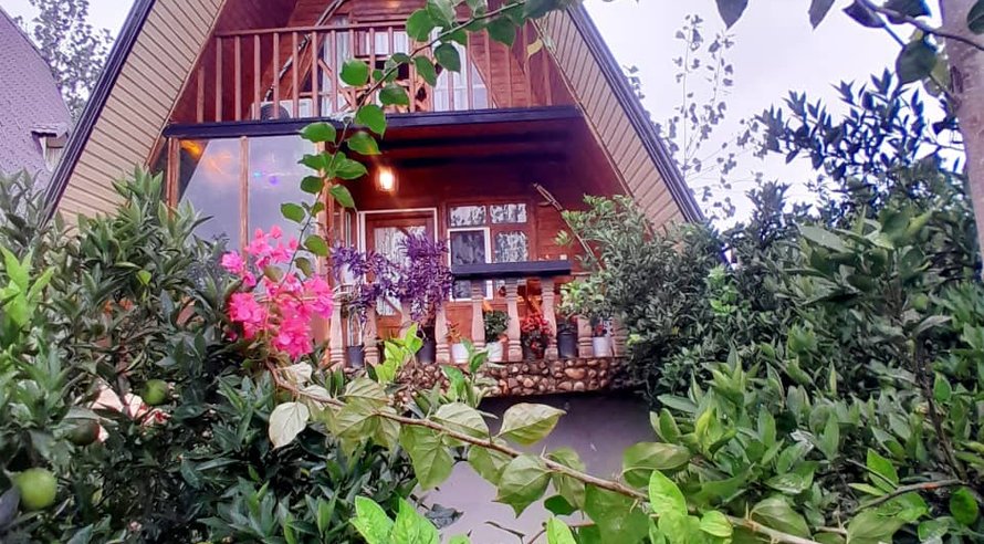 کلبه یک خوابه چوبی جکوزی دار زال