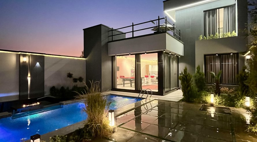 ویلا دوخوابه دوبلکس استخردار آبگرم سیلور