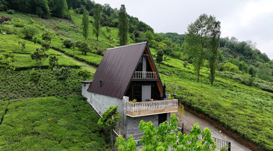 کلبه یک خوابه سوئیسی چای