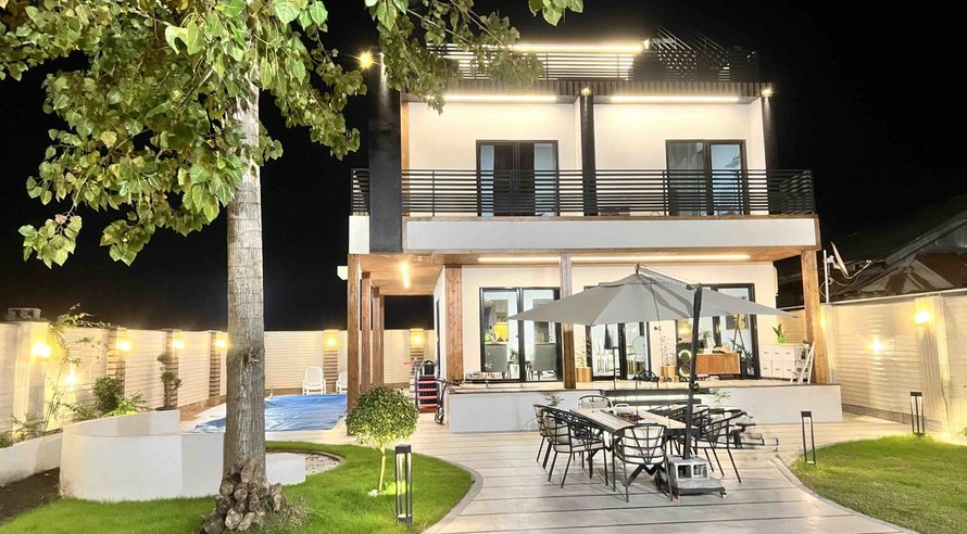 ویلا سه خوابه استخردار آبگرم بهشت نیکان