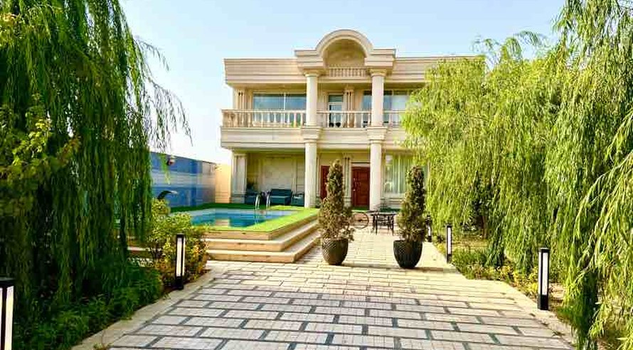 اجاره ویلا سه خوابه دوبلکس دو استخردار آبگرم آینوس کردان