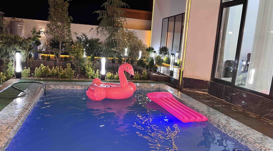 ویلا دوخوابه استخردار آبگرم تهراندشت آران