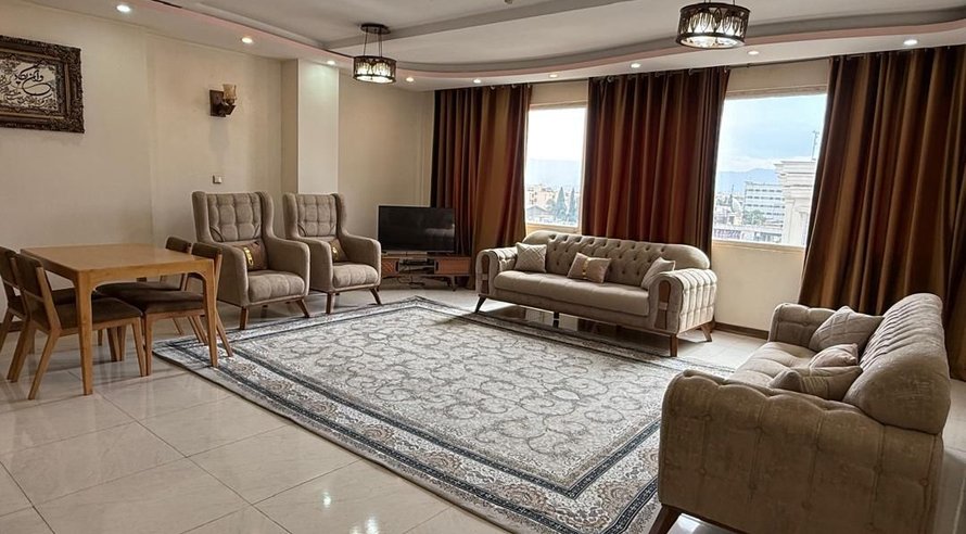 اجاره روزانه آپارتمان سه خوابه عمارت بهار نارنج 615 شیراز