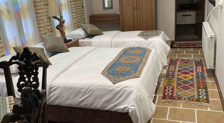 اجاره بوم گردی باغ ریحون باغستان فردوس - واحد بهارنارنج ۱ فردوس