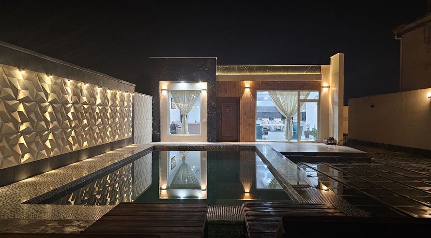 ویلا دوخوابه استخردار آبگرم ستاره شب