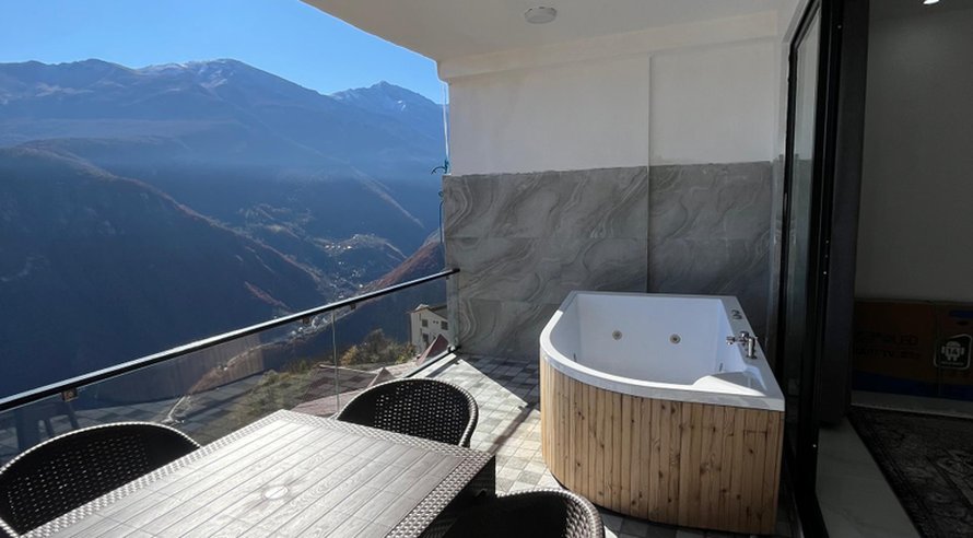 آپارتمان یک خوابه جنگلی جکوزی دار بهشت ابر دوهزار 2