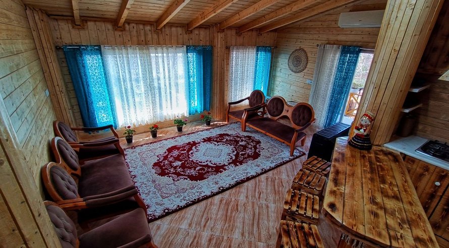 اجاره سوئیت یک خوابه چوبی ابریشم سیاهکل