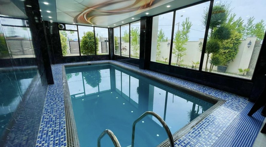 ویلا سه خوابه استخردار آبگرم قلعه