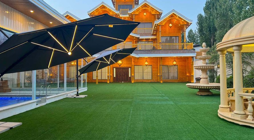 ویلا پنج خوابه دوبلکس استخردار آبگرم عمارت آبشار