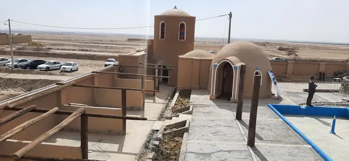 بوم گردی رویای کویر - واحد بالا خونه - نمای کتی وبالاخونه