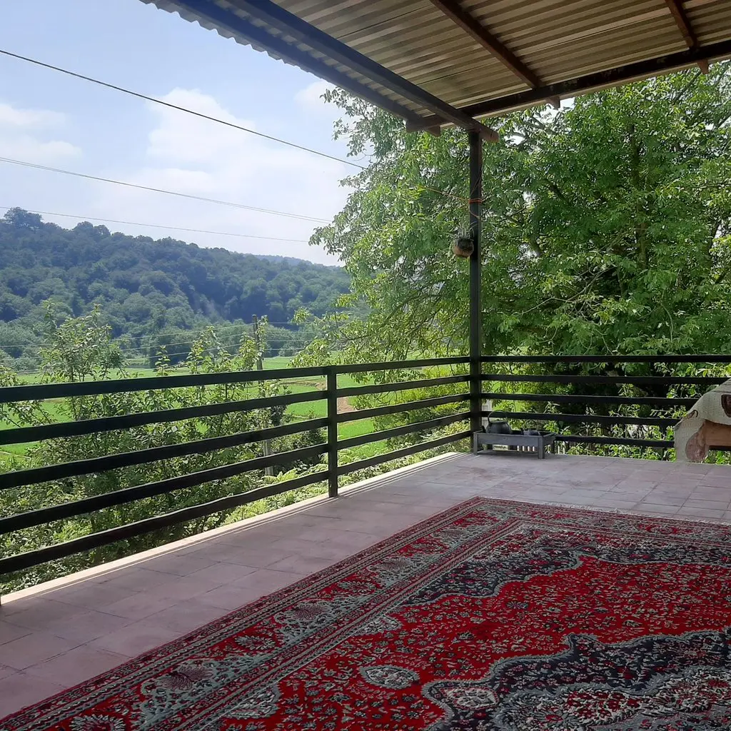 ویلا یک خوابه جنگلی شالی - تراس