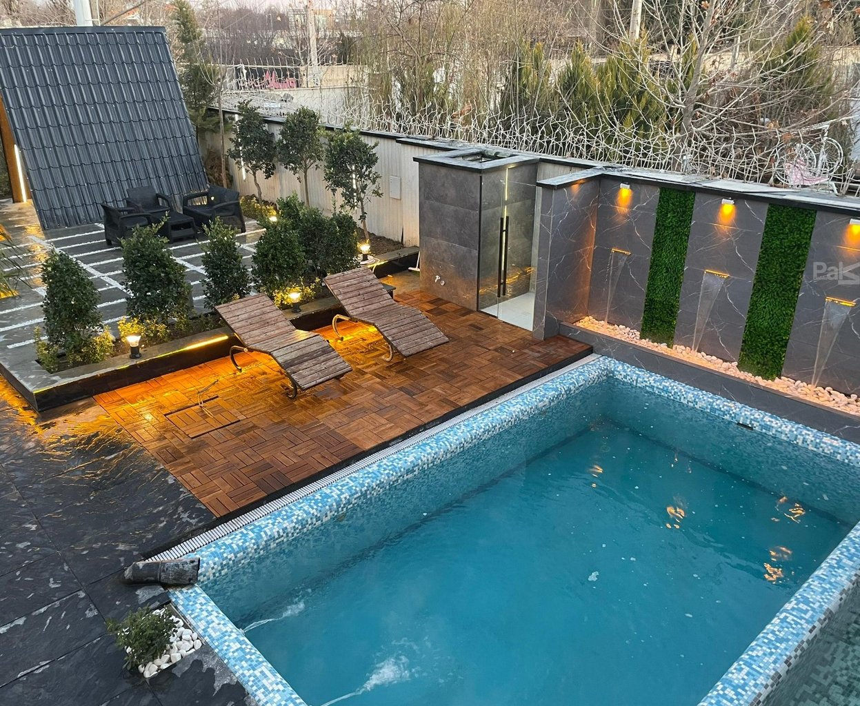 ویلا چهارخوابه دوبلکس استخر آبگرم هرمس