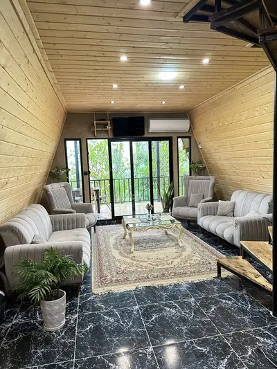 کلبه دوخوابه سوئیسی جکوزی دار اربکله 1