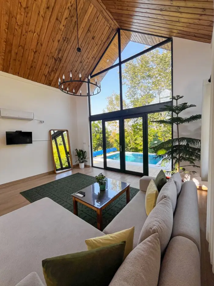 کلبه یک خوابه استخردار آبگرم نهال