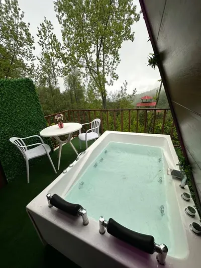 کلبه دوخوابه سوئیسی جکوزی دار اربکله 1