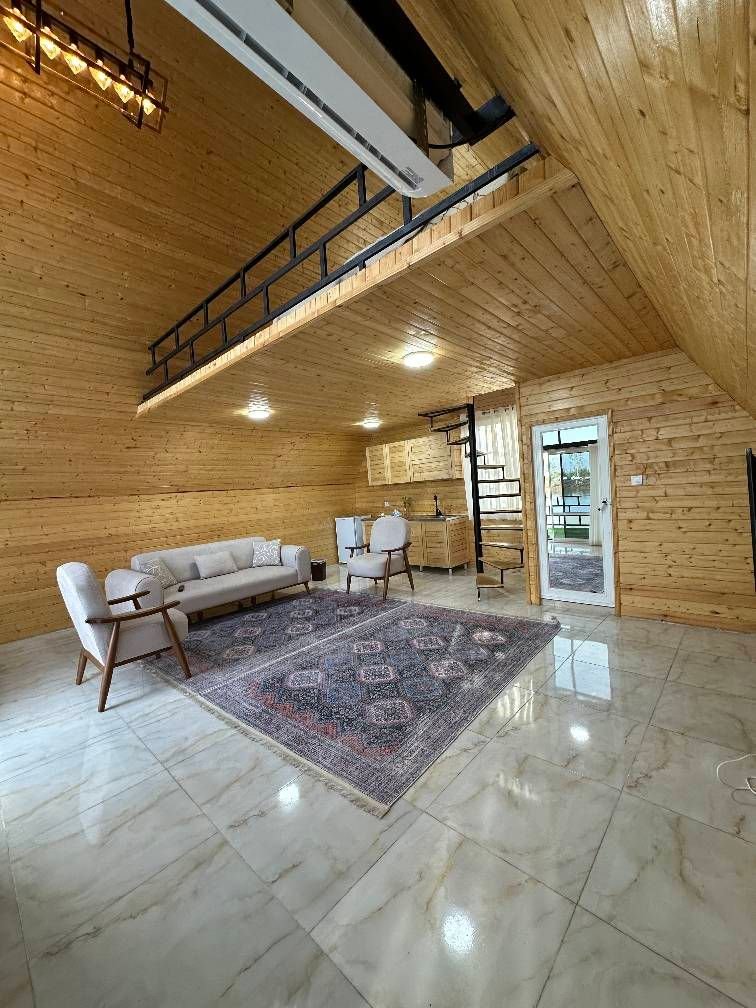 کلبه یک خوابه سوئیسی دوبلکس سرو