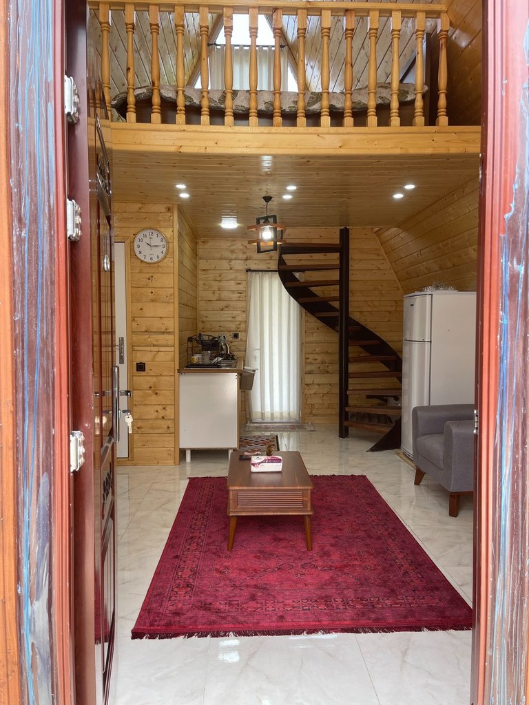 کلبه تک خواب با جکوزی