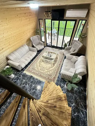 کلبه دوخوابه سوئیسی جکوزی دار اربکله 1