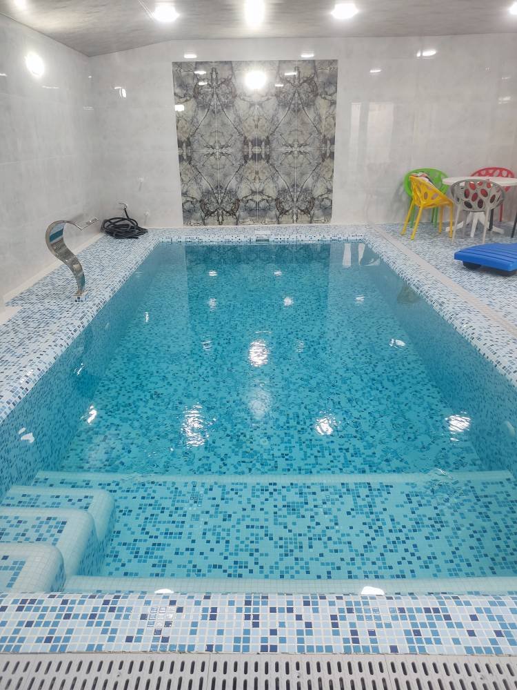 ویلا دوخوابه استخردار آبگرم بشمن