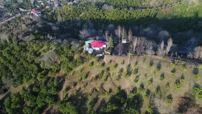 کلبه دوخوابه چوبی بام گیلدا