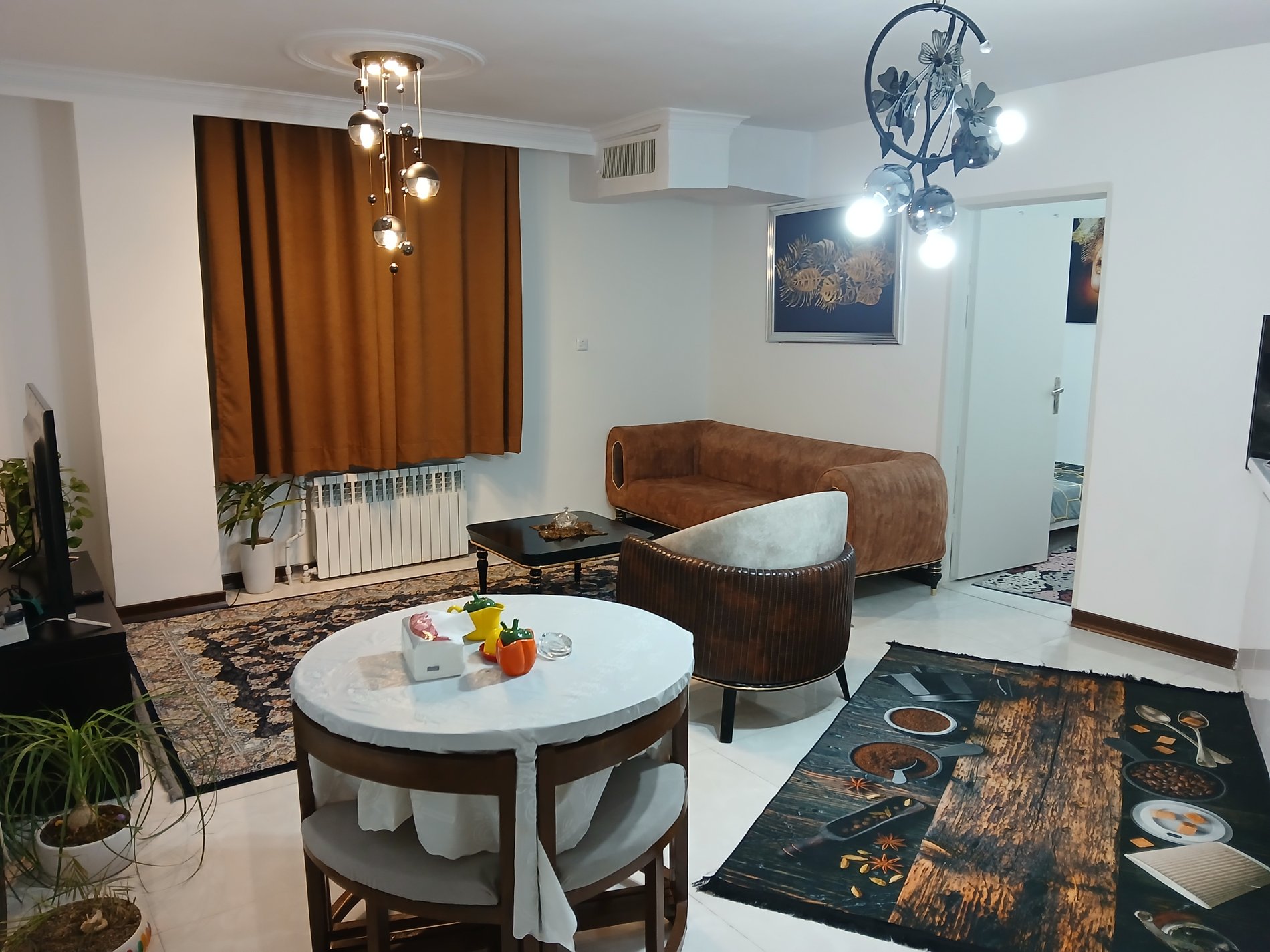 آپارتمان یک خوابه رز قرمز شهر زیبا