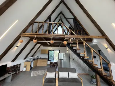 کلبه دوخوابه سوئیسی جکوزی دار کیوی