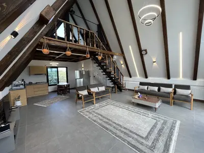 کلبه دوخوابه سوئیسی جکوزی دار کیوی