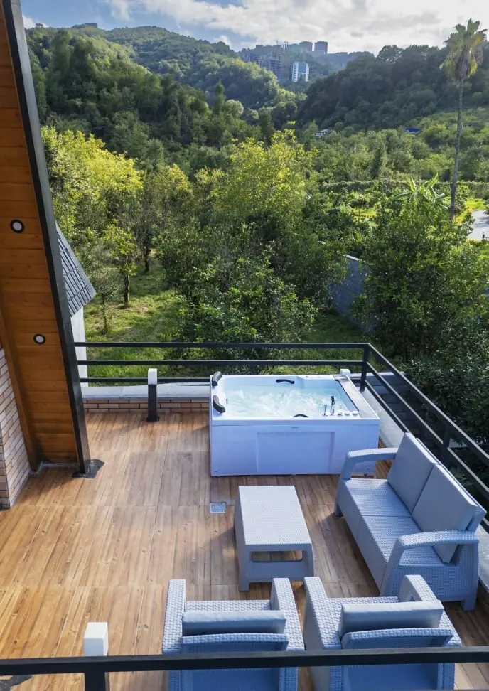 کلبه دوخوابه جنگلی قصر چوبی