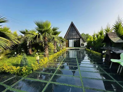 کلبه سه خوابه سوئیسی استخردار اندیشه ۸